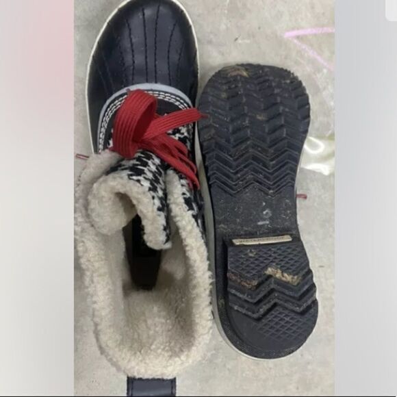 Sorel Waterproof Tivoli Black Womens Winter Boots NL1631-639 Size US 6 - Picture 4 of 5